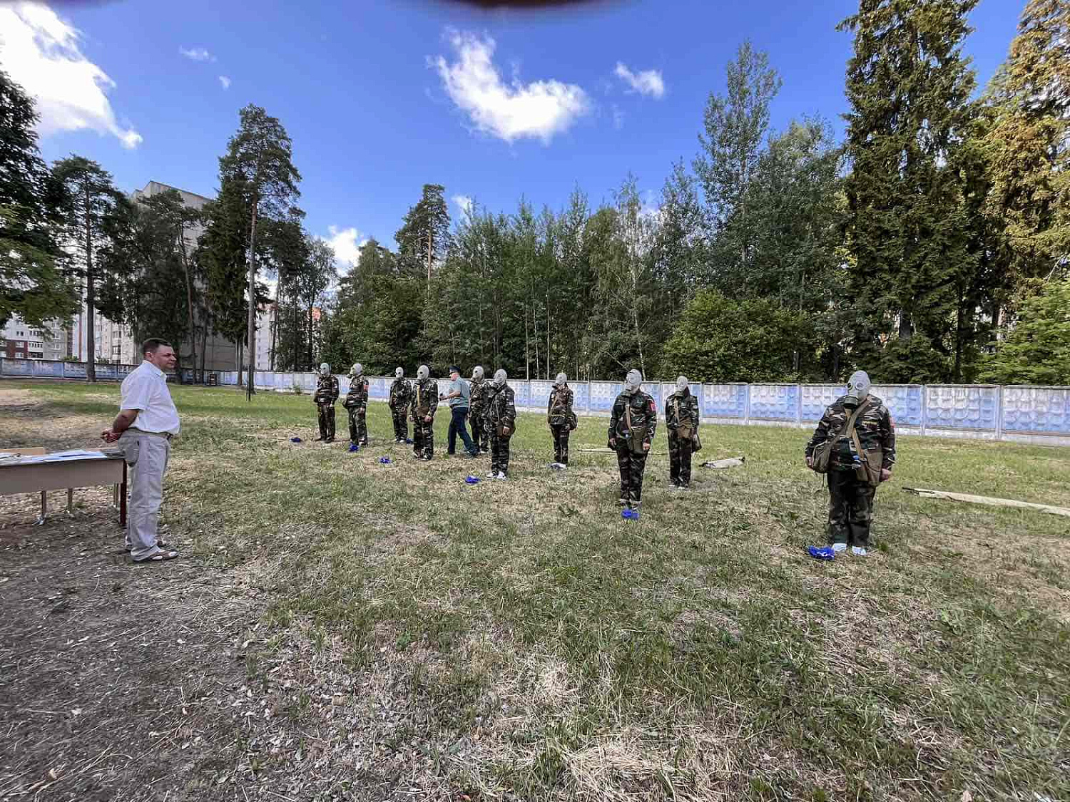 Соревнования санитарных формирований  гражданской обороны города Новополоцка